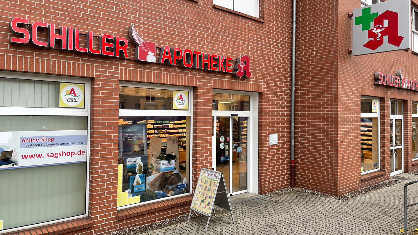 Außenansicht Schiller Apotheke